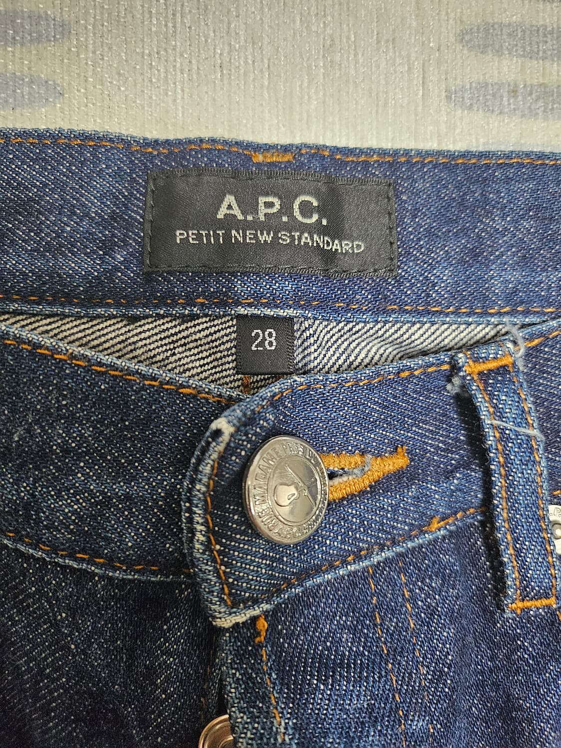 아페쎄 쁘띠 뉴 스탠다드 셀비지 데님팬츠28 상품이미지8