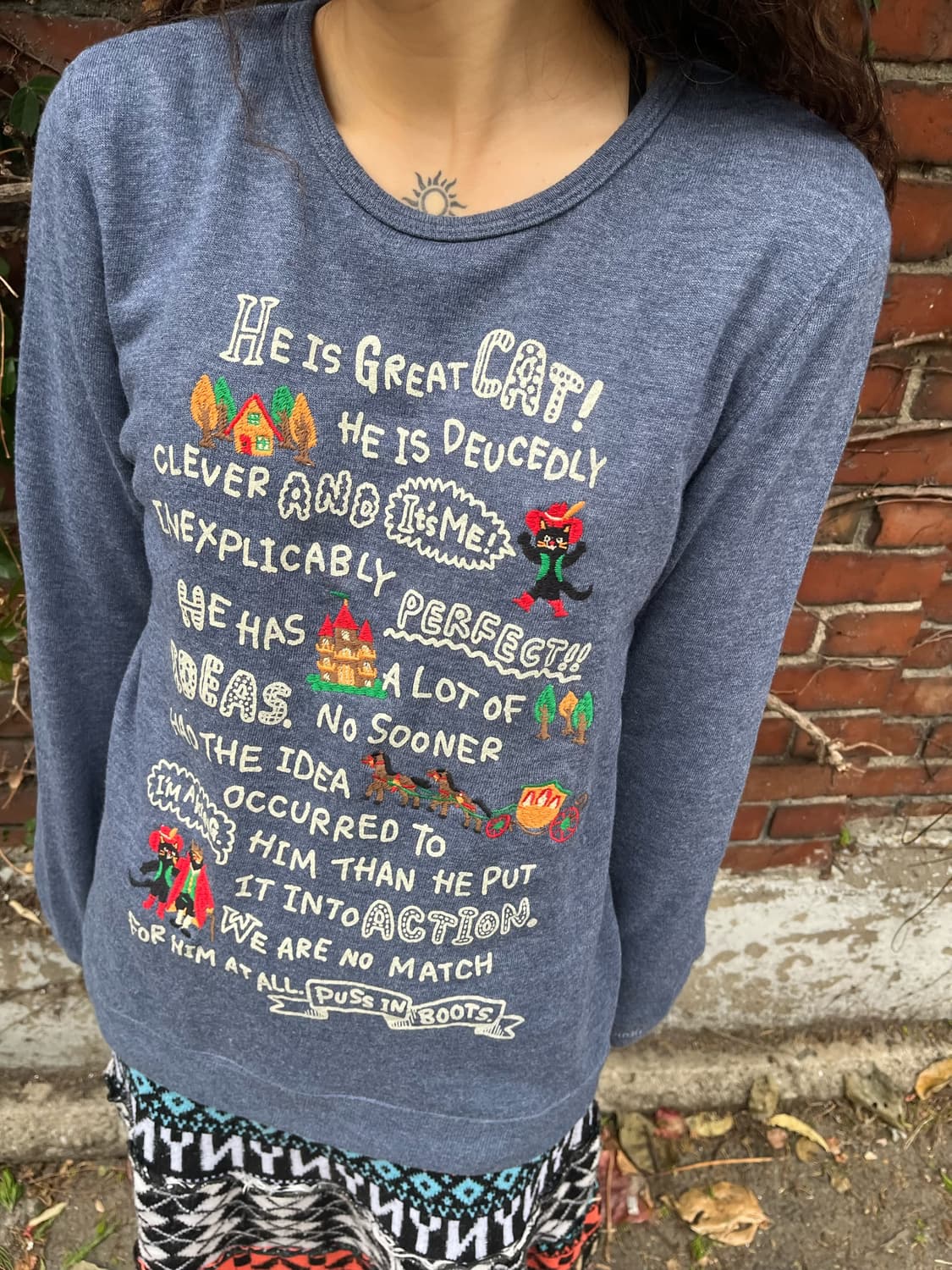 장화 신은 고양이 롱 슬리브 상품이미지3