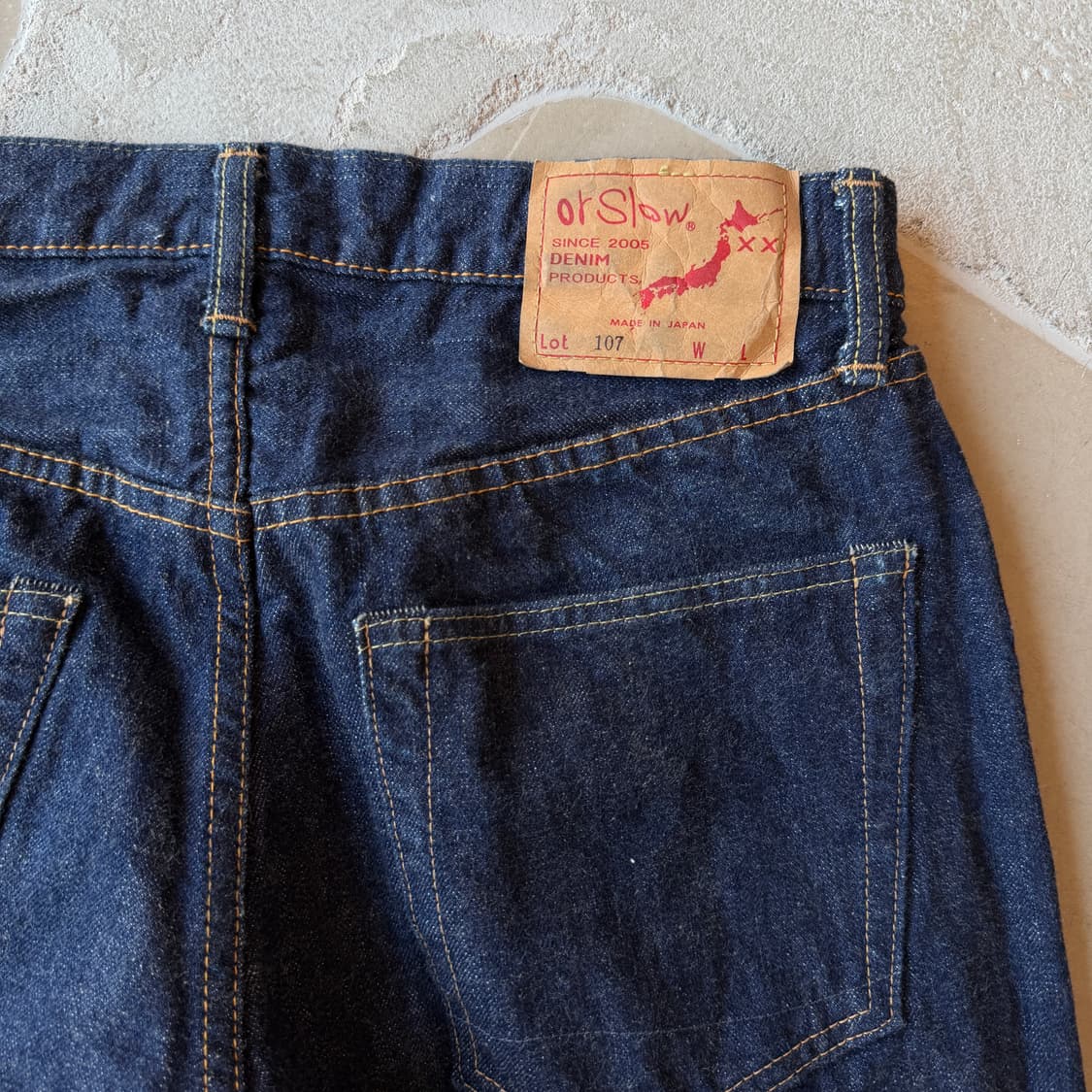 오어슬로우 107 셀비지 데님 팬츠 상품이미지6