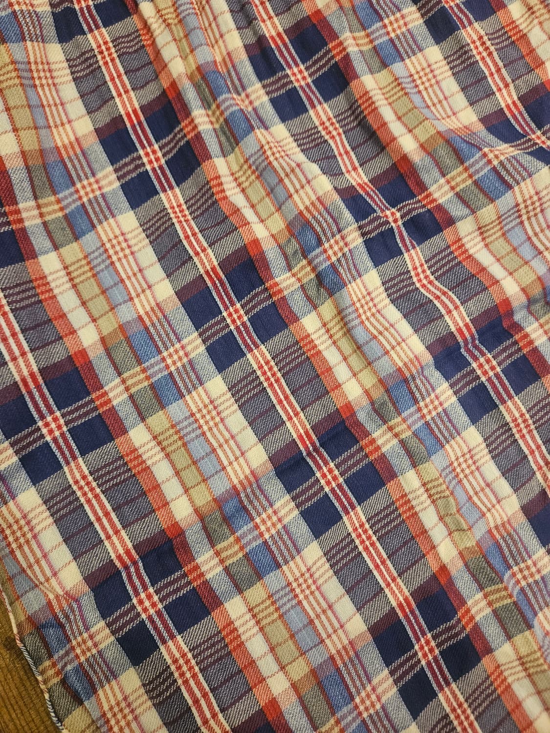 코튼 플란넬 체크 머플러  상품이미지3