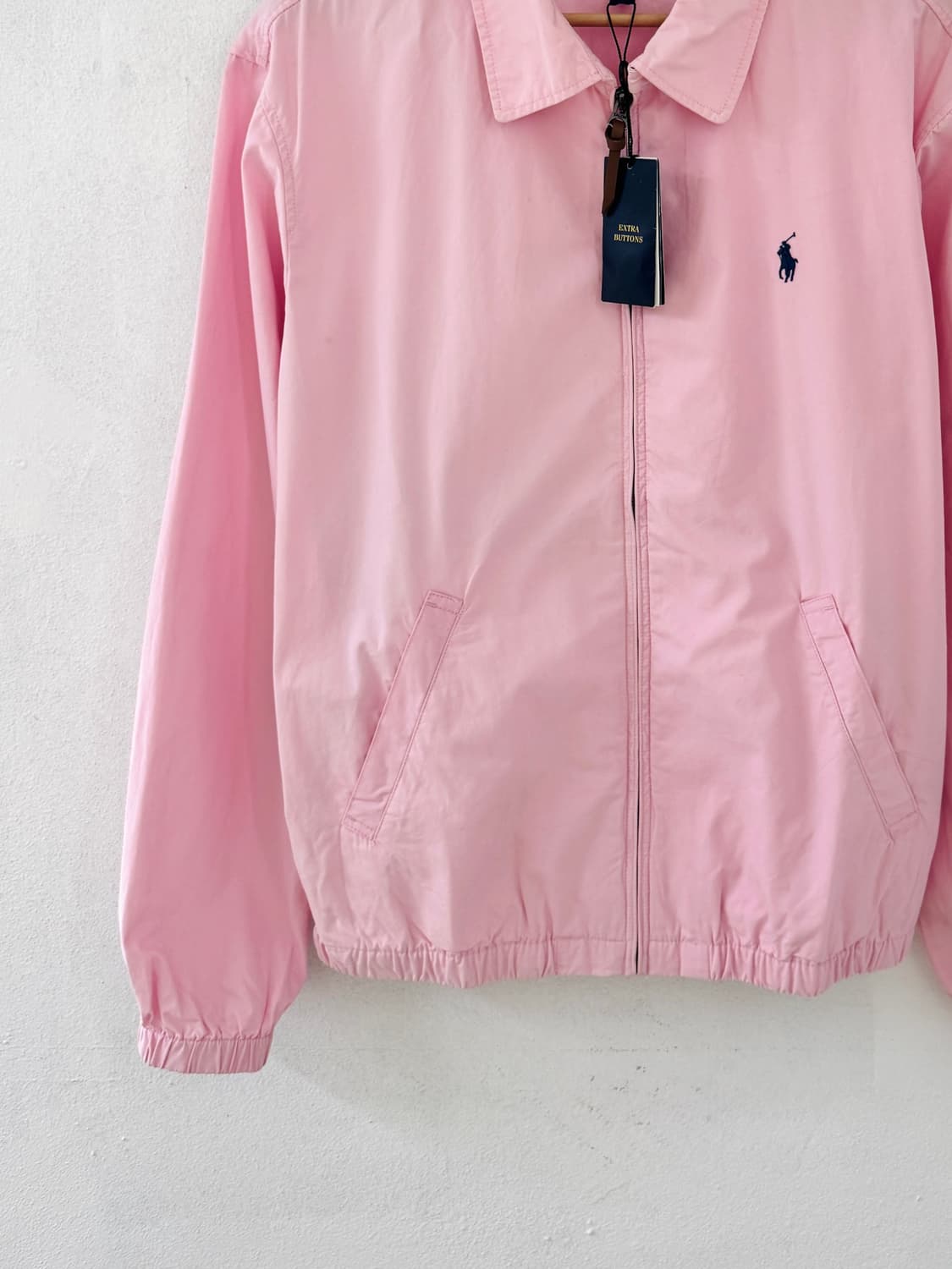 새상품) 폴로 연핑크 베이포트 스윙톱 자켓 상품이미지3