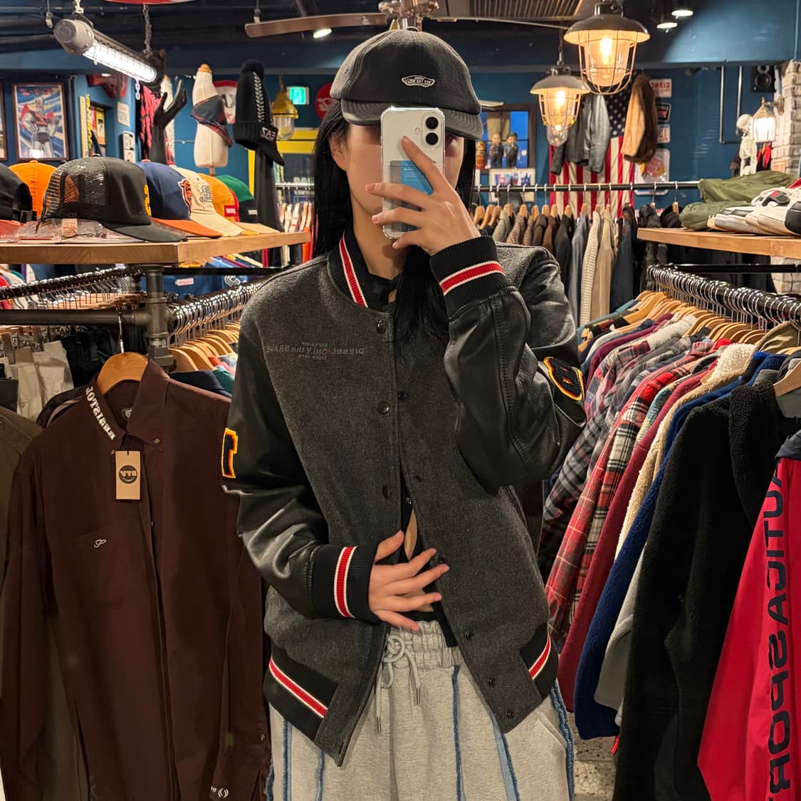 [새상품]diesel 디젤 피닉스 바시티 울 자켓 상품이미지2