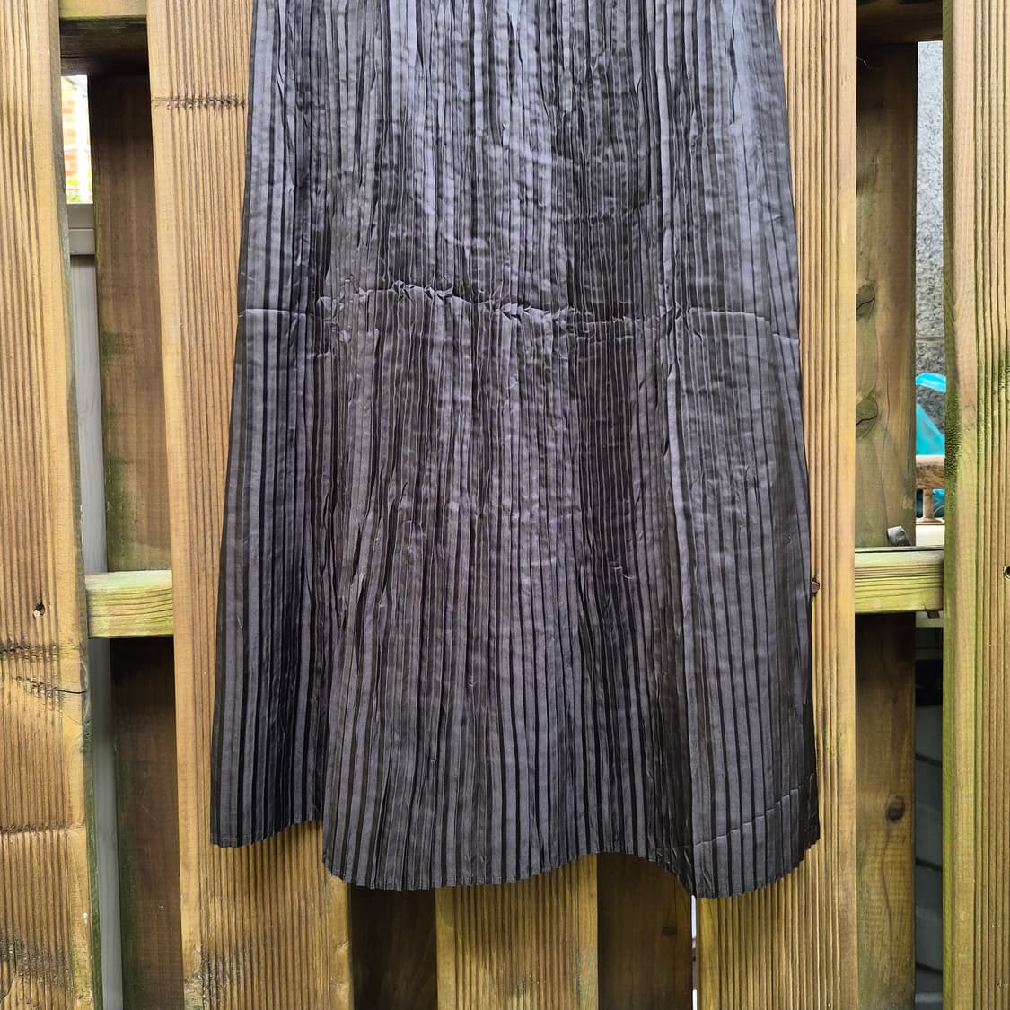 스피치오 블랙 플리츠 하이넥 롱원피스 상품이미지6