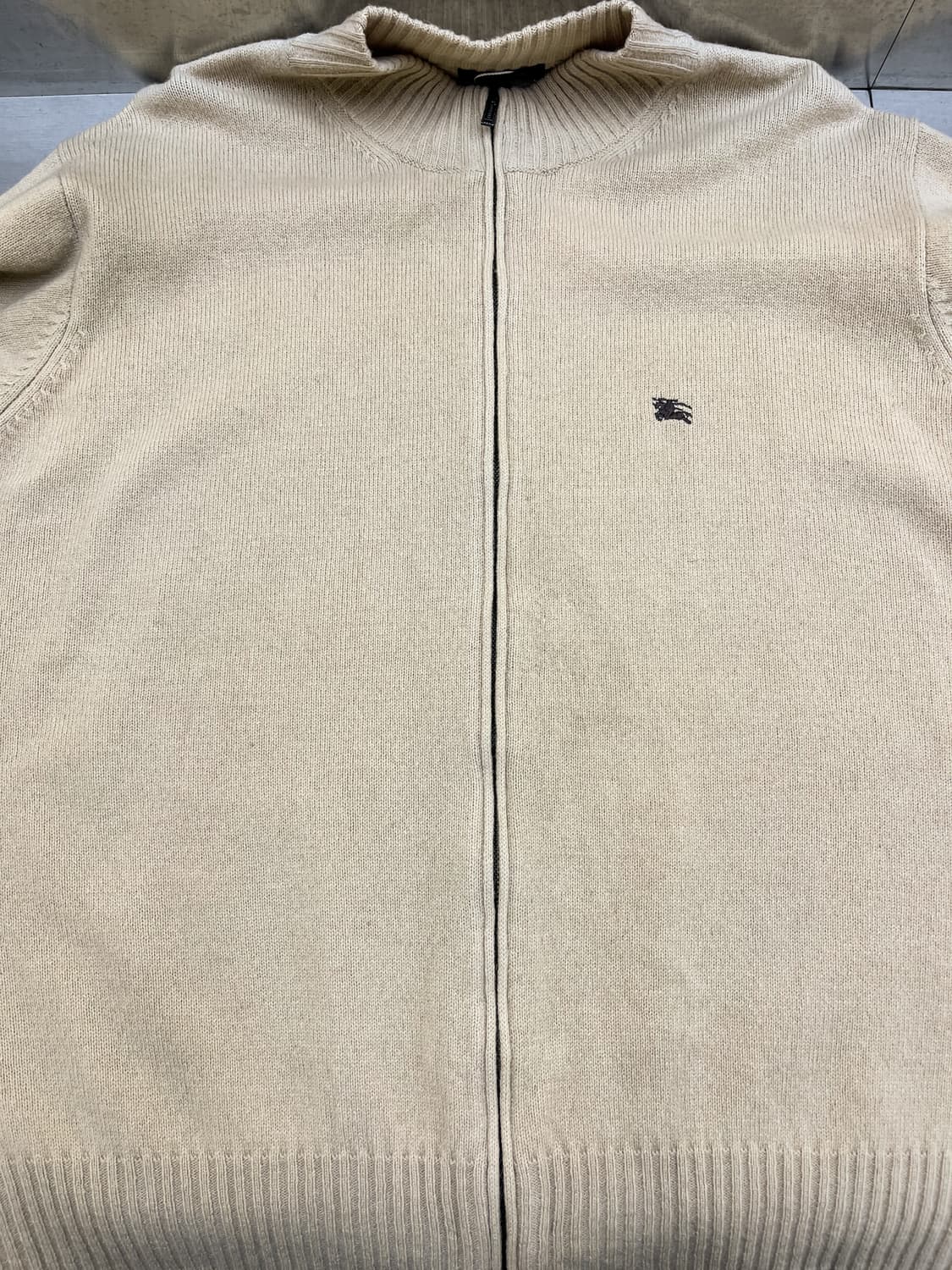 버버리 노바 체크 엘보우 패드 집 니트 상품이미지10