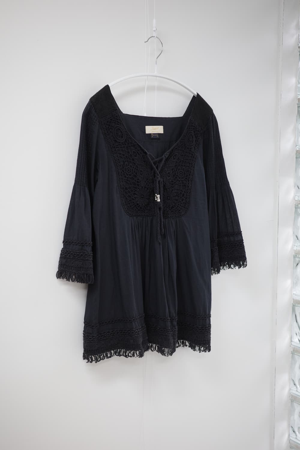 Oriental black tassel blouse 상품이미지6