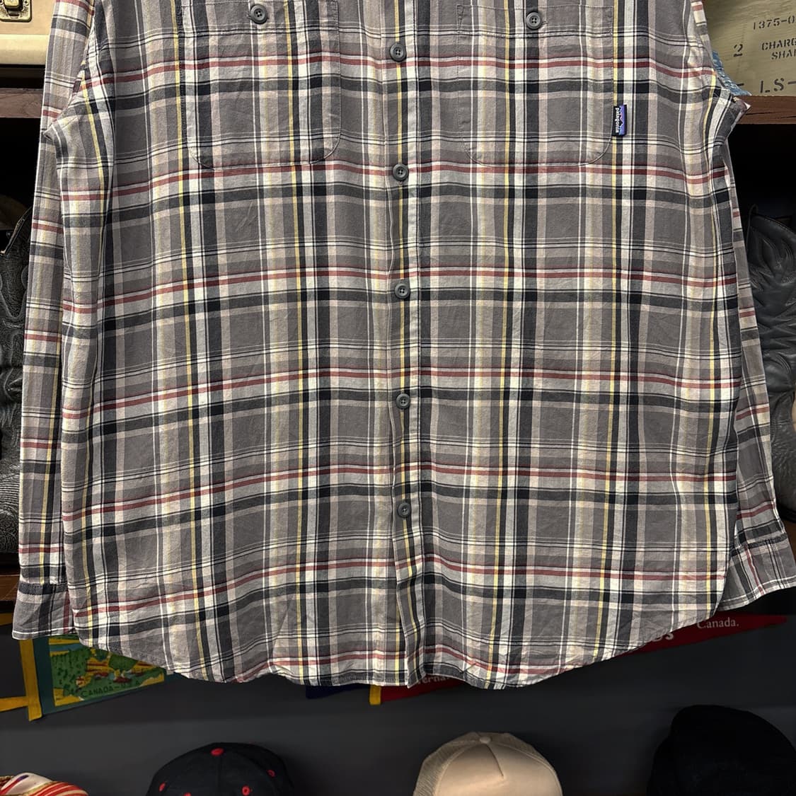 파타고니아 오가닉 피마코튼 멀티 플래드체크 워크셔츠 N868 상품이미지4