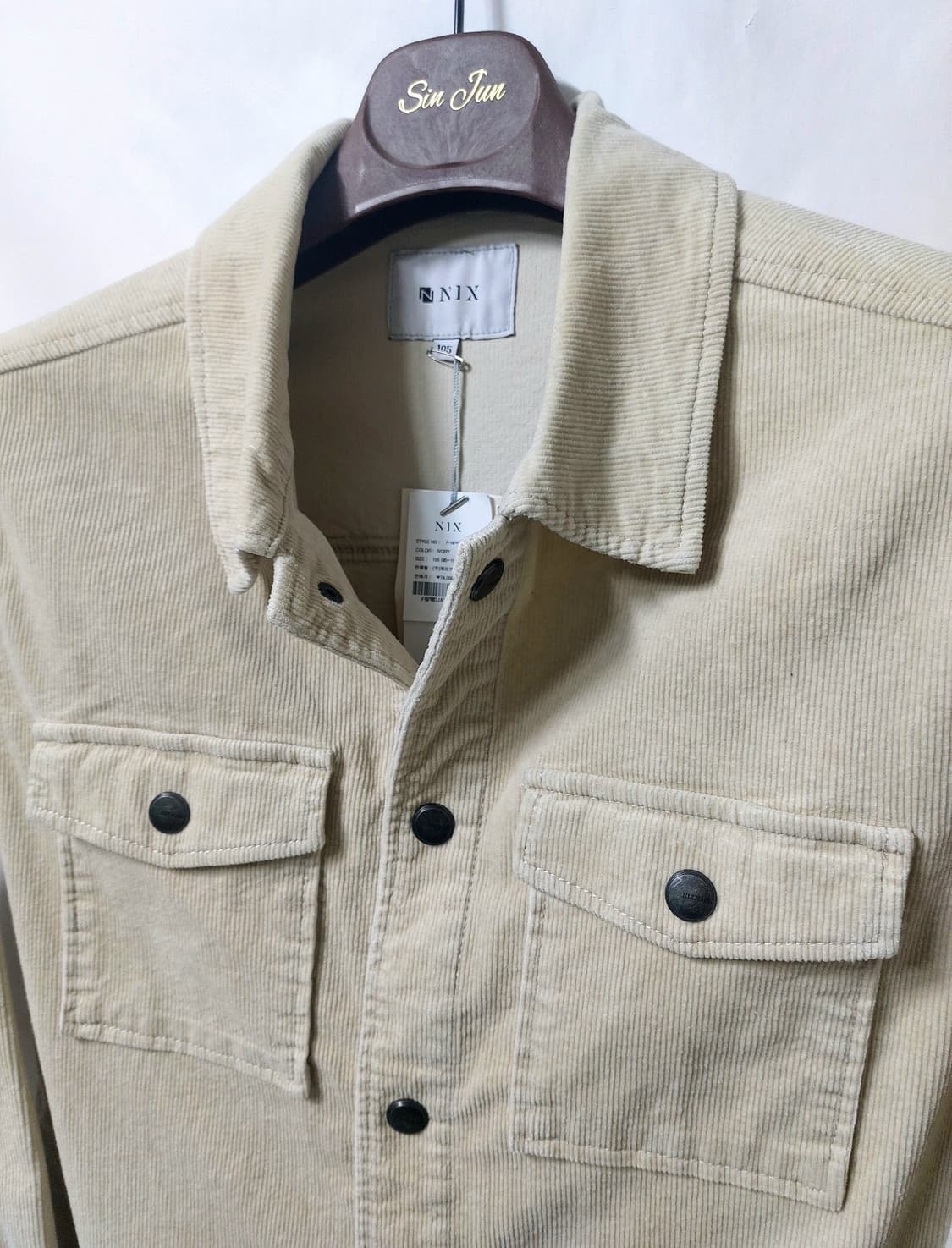 닉스 골덴 스판 아우터형 셔츠 110 상품이미지2