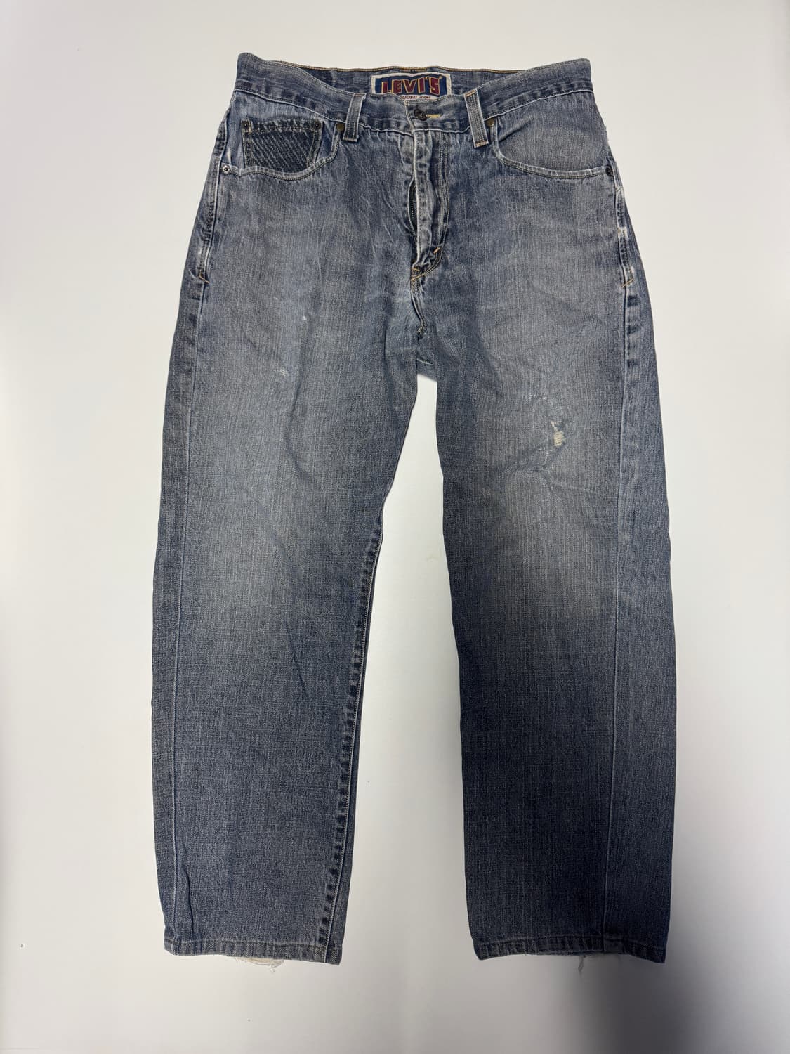 리바이스 569 로우 스트레이트 핏 빈티지 워싱 데님팬츠 상품이미지3