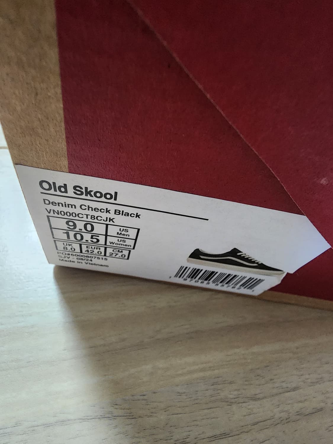 반스올드스쿨체크블랙반스신발스니커즈운동화270 상품이미지3