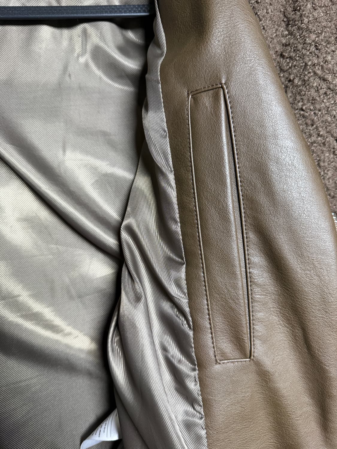 파르티멘토 양털 레더 자켓 상품이미지3