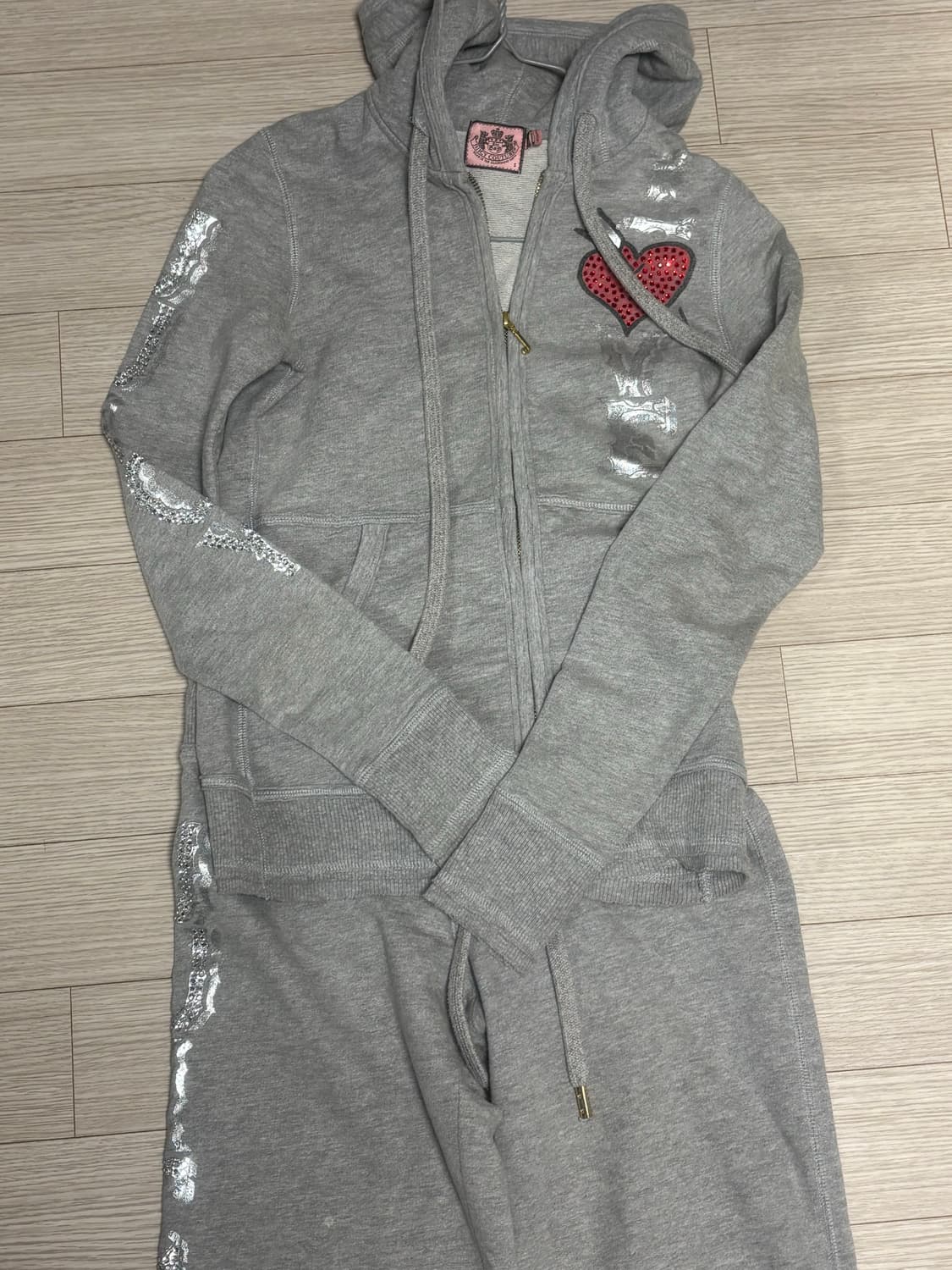 쥬시 그레이 스웻 셋업 상품이미지7