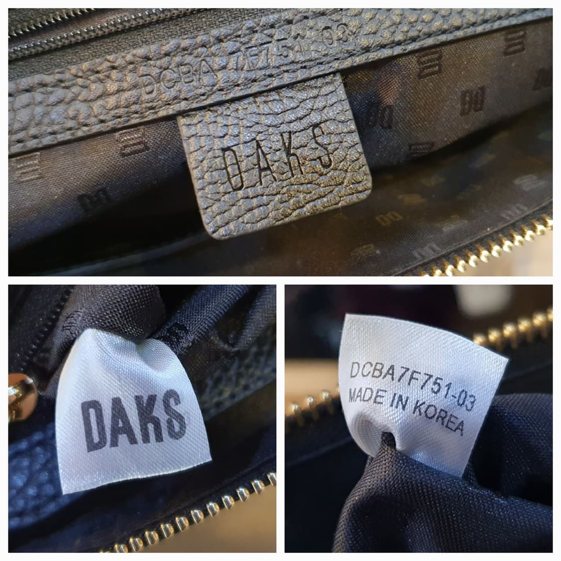 닥스 체크트리밍 크로스백 상품이미지8