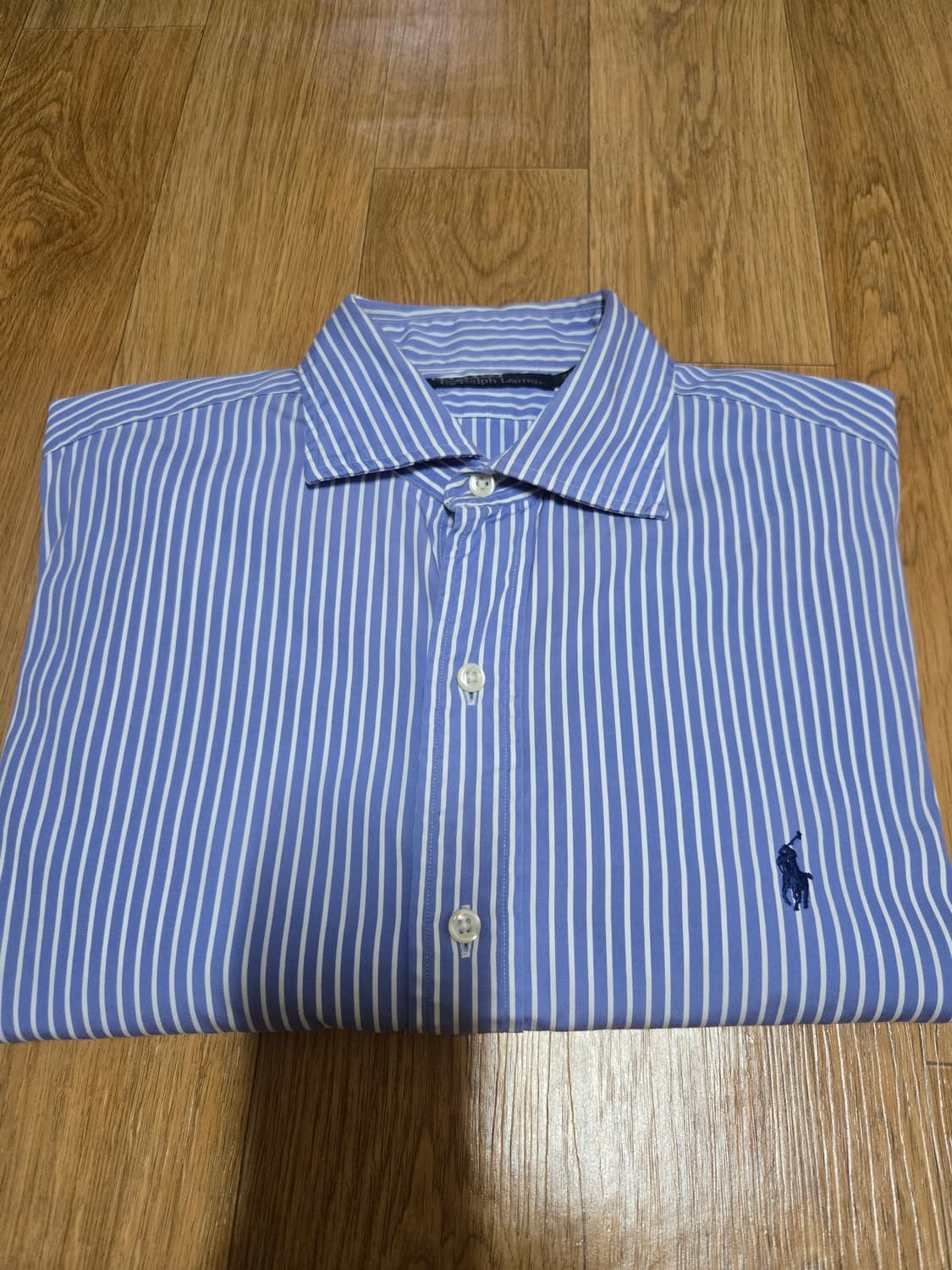 폴로 랄프로렌 남성 블루스트라이프 셔츠(M사이즈) 상품이미지1