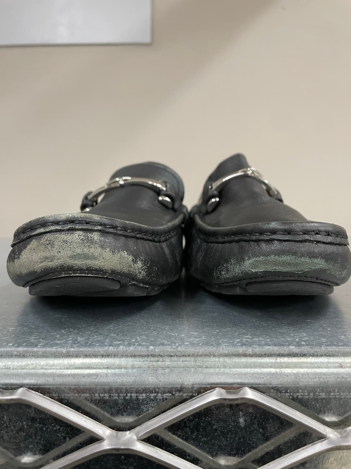 구찌 블랙 레더 홀스빗 로퍼 8 상품이미지8