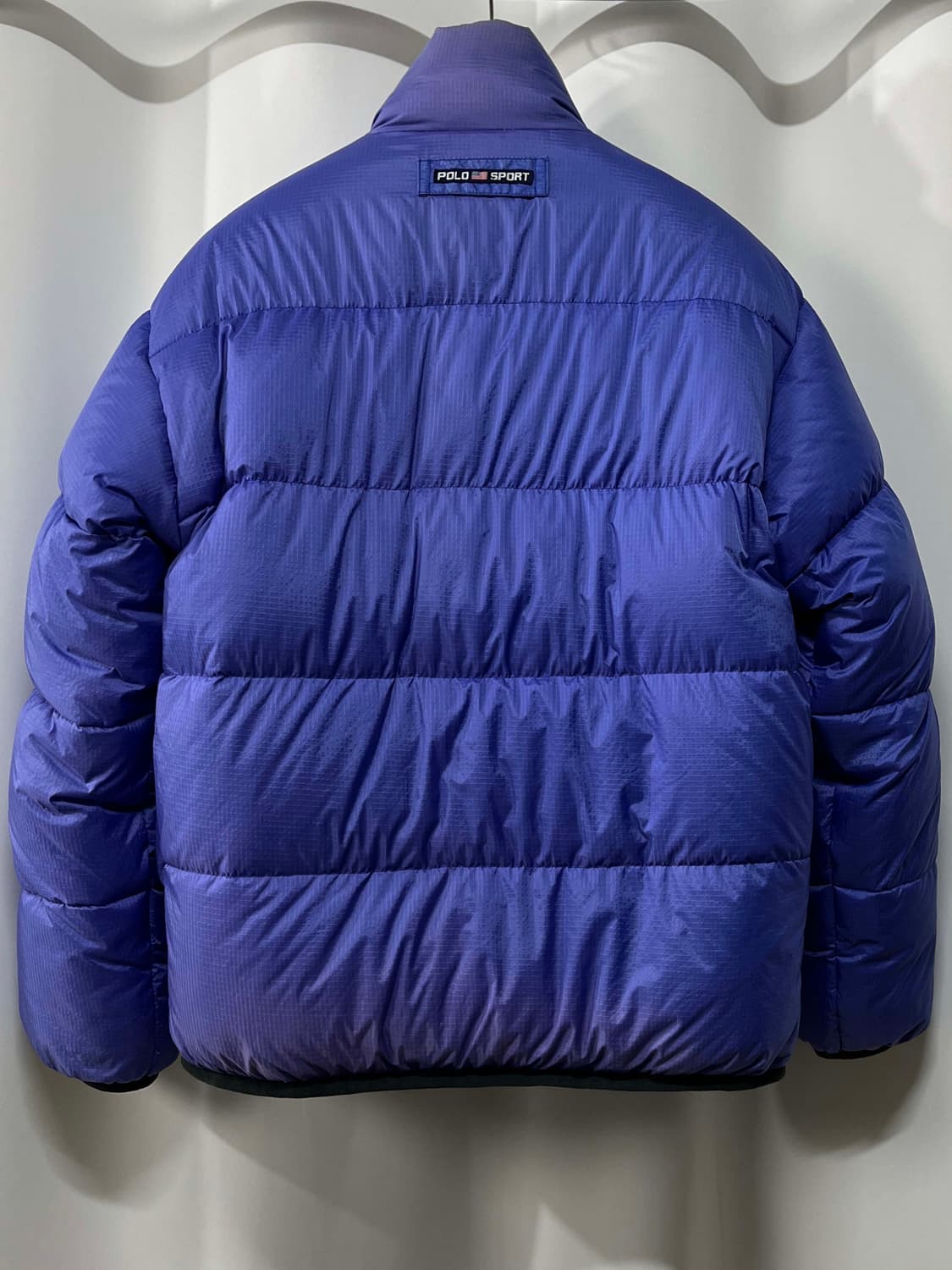 90's 폴로 스포츠 리버서블 퍼플 썬페이딩 다운푸퍼 패딩 자켓 상품이미지2