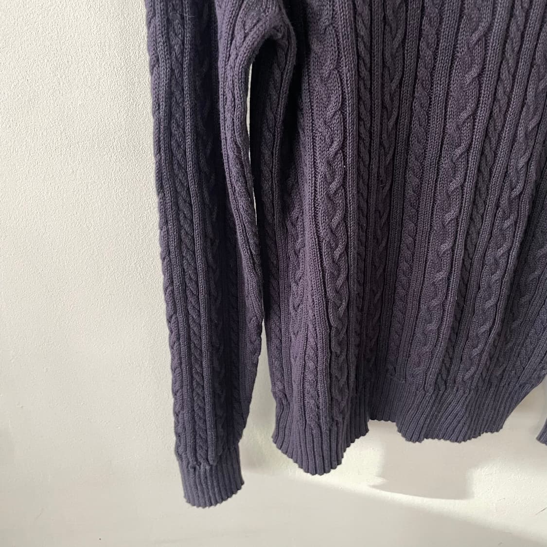 cotton-linen blended cable knit 상품이미지3