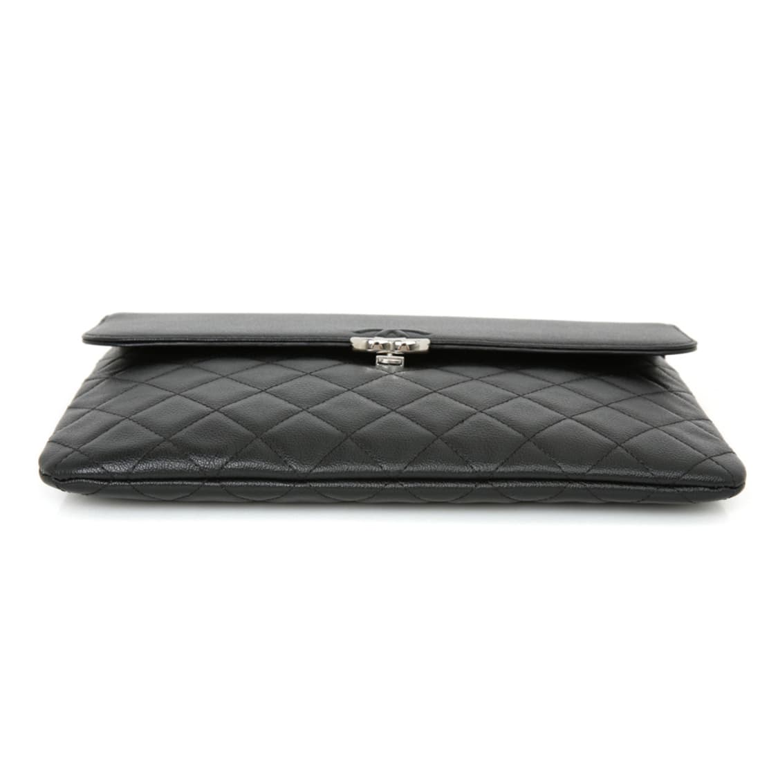 샤넬 클래식 캐비어 플랩 클러치 블랙 퀼팅백 A84430 상품이미지6