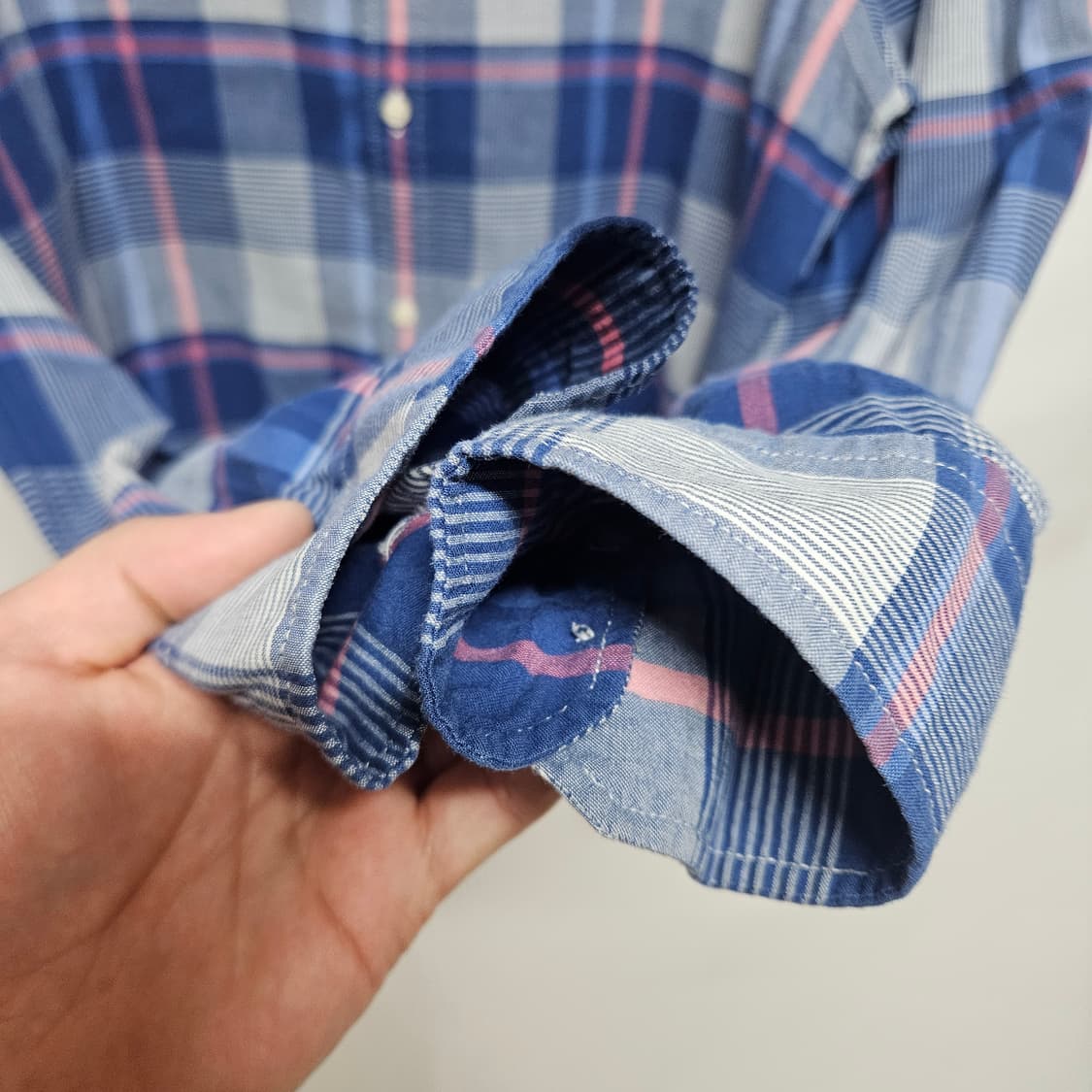 헨리코튼 빈티지 체크셔츠 110 상품이미지4