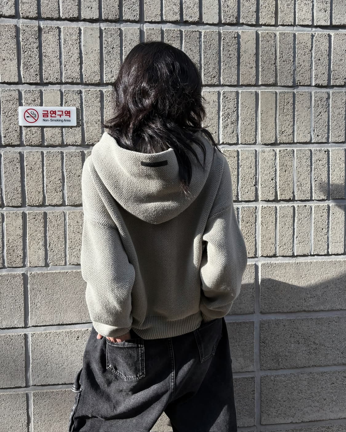 에센셜 니트 풀오버 후디 상품이미지4