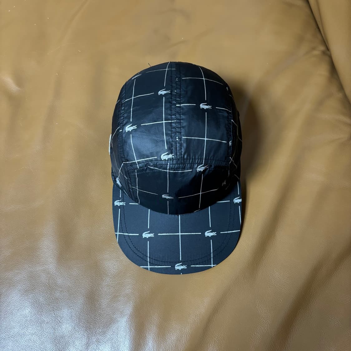Supreme 슈프림x라코스테 블랙 캠프캡 모자 (Black) 상품이미지5