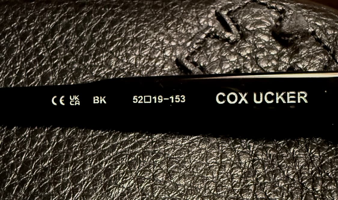 크롬하츠 콕스어커 블랙/실버 안경 상품이미지9