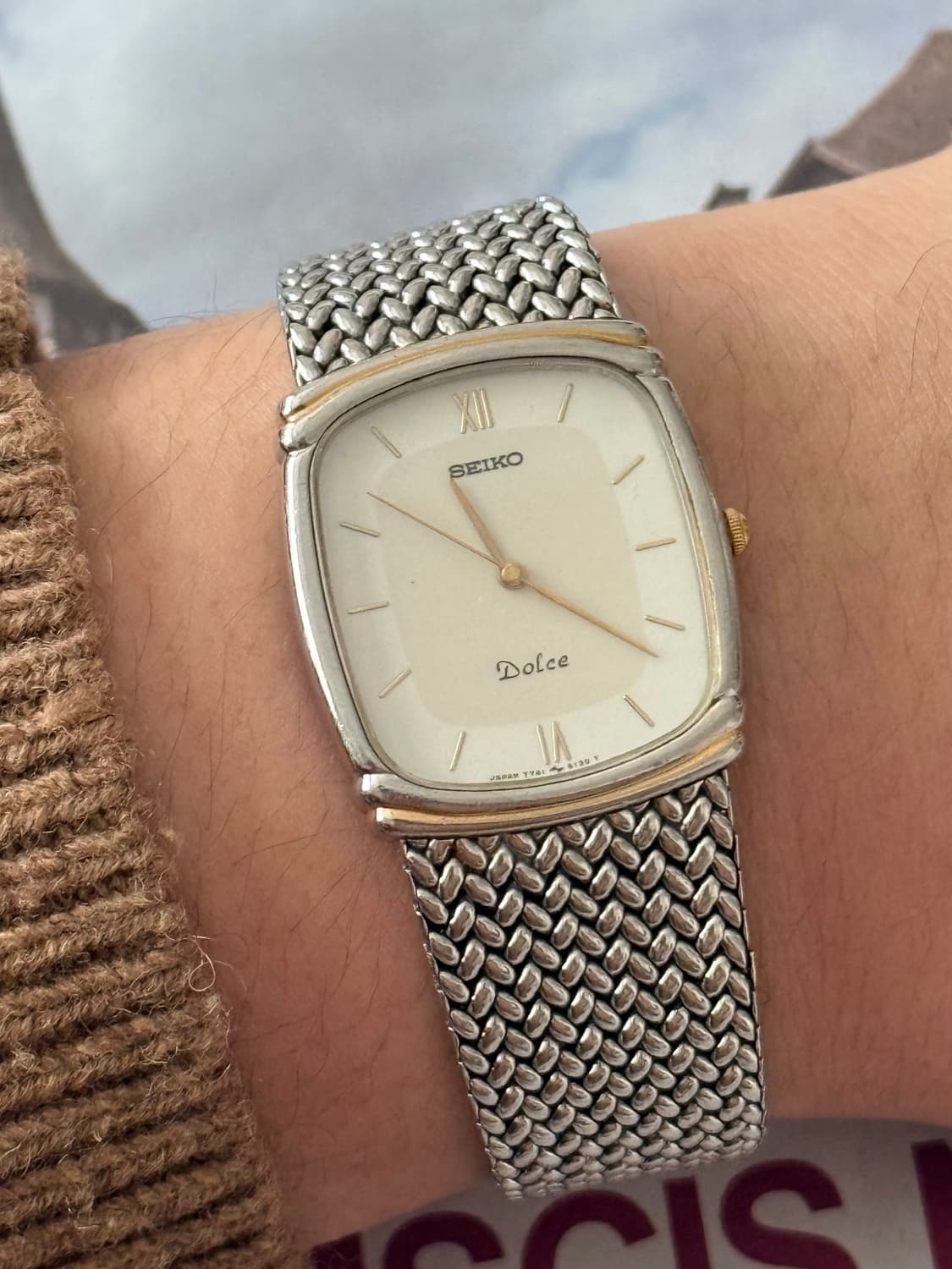 Seiko 세이코 쿼츠 Dolce 스퀘어 1988 상품이미지10
