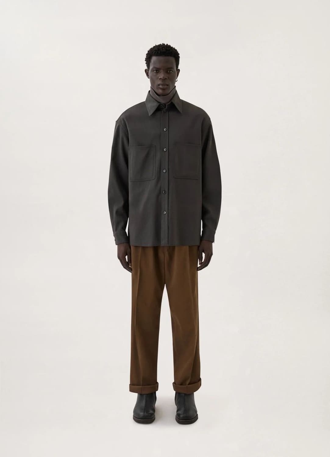 르메르 스트레이트 카라 포켓 셔츠 상품이미지6