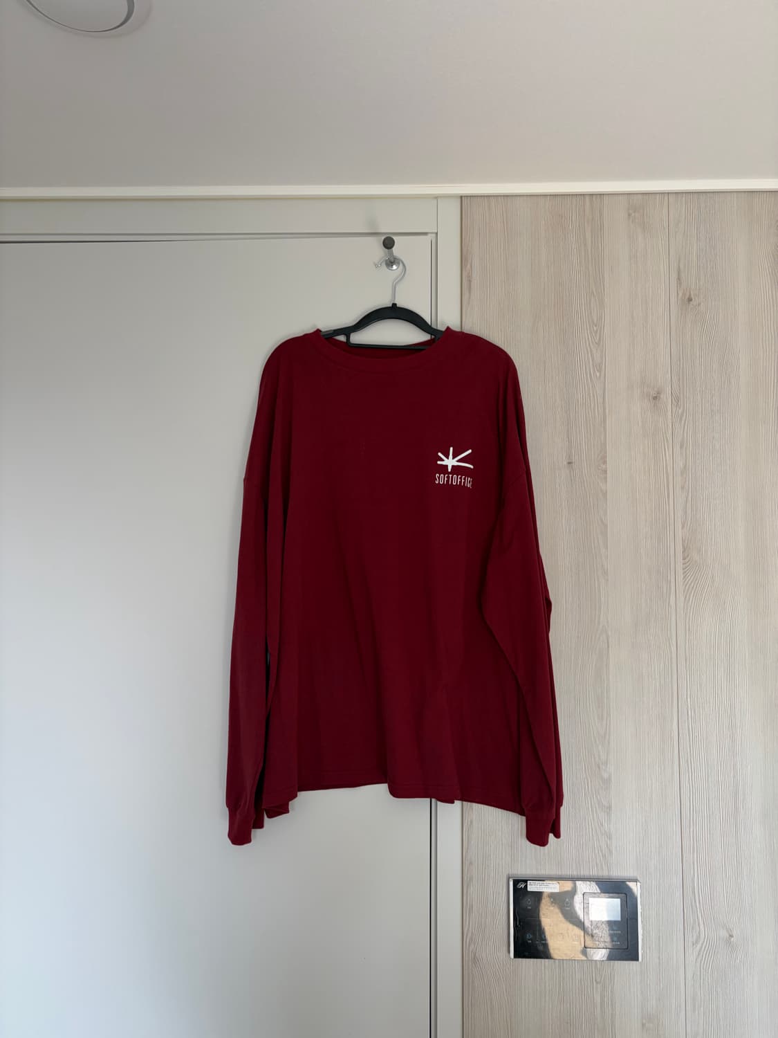 소프트오피스 롱슬리브 L 와인 상품이미지1