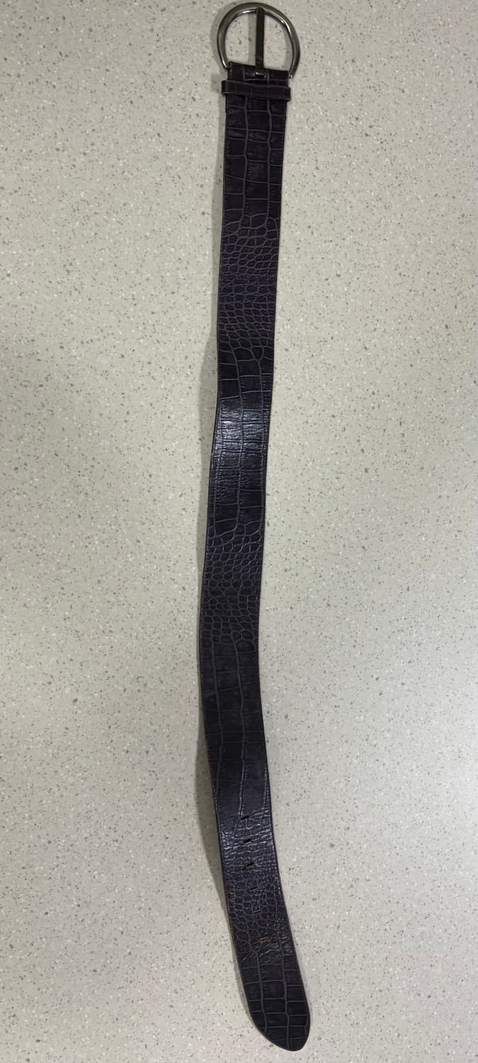 꼼사데모드 파이톤 오발 오링 벨트 / phython oval belt 상품이미지4