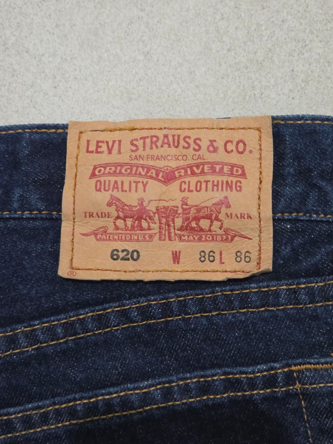 리바이스 620 데님팬츠 W34 상품이미지3