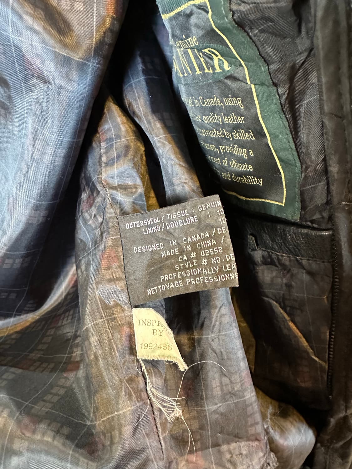 헤비 리얼 레더 플라이트 가죽 자켓 상품이미지10