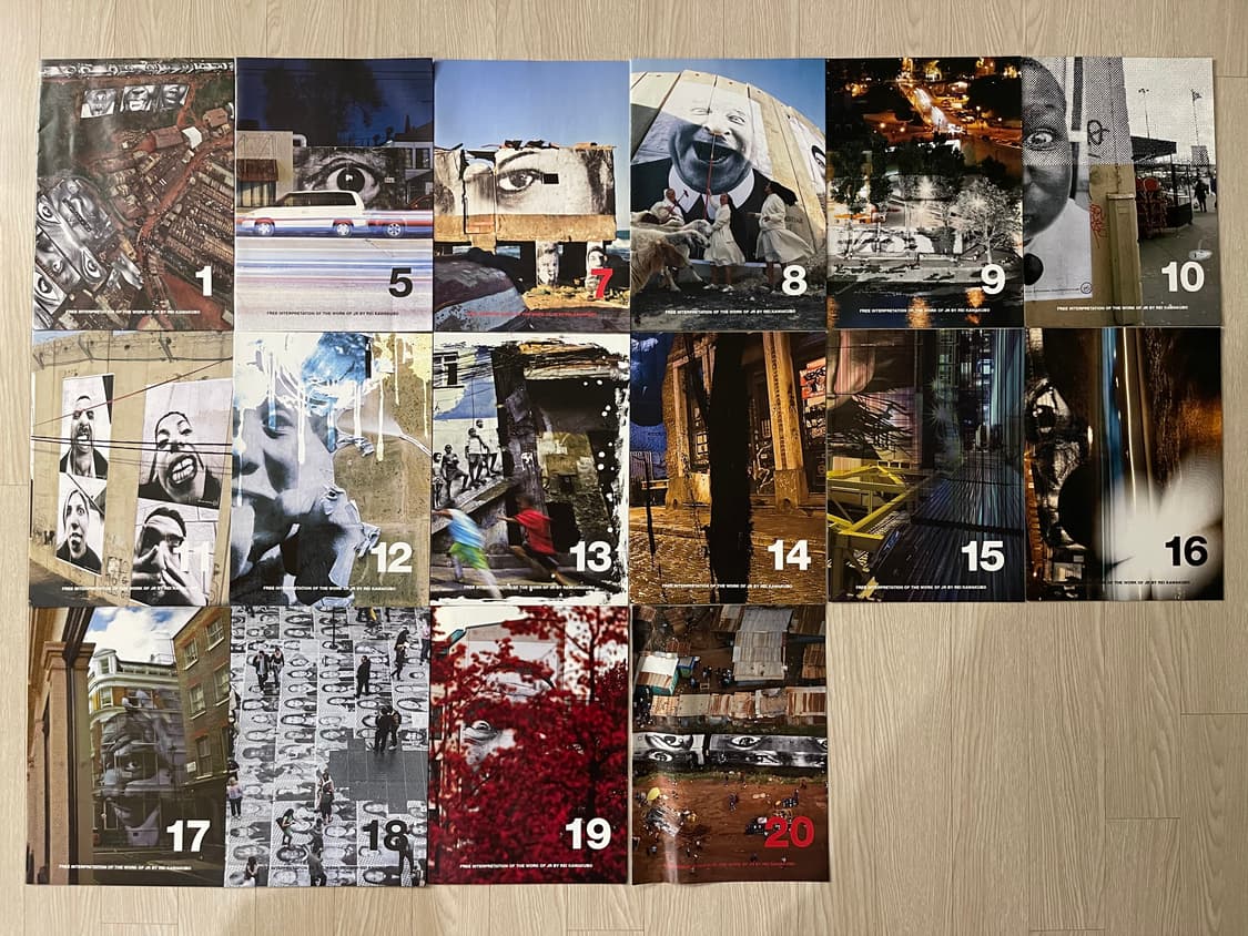 꼼데가르송 레이 가와쿠보 x JR 아트 브로셔 DM 세트 AD2015 상품이미지1