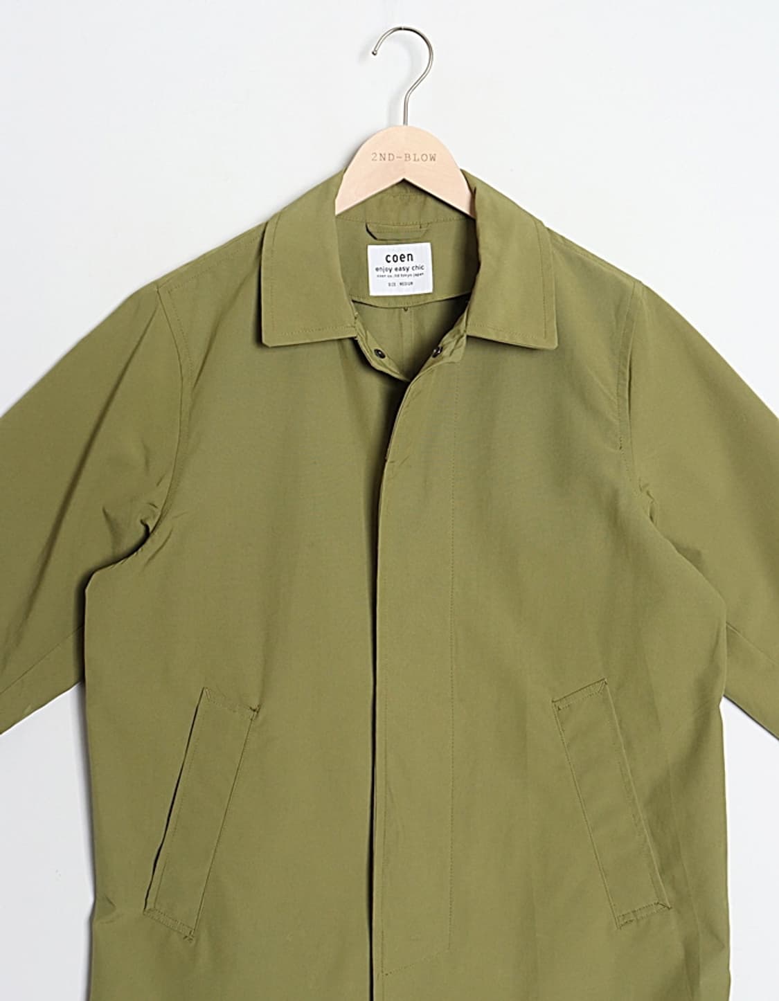 coen Split Raglan StandCollar Coat 상품이미지2