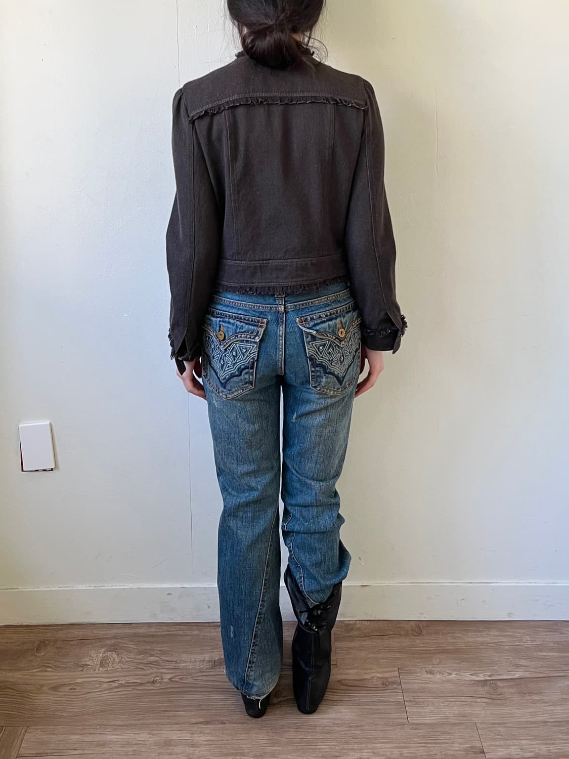 LA TENDA 로프 데님 자켓 상품이미지9