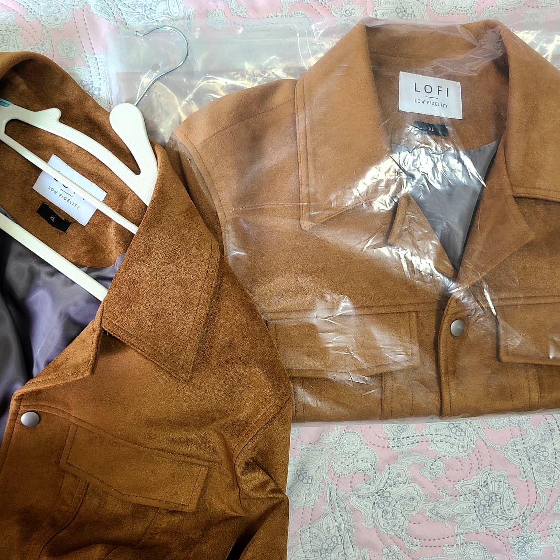 로파이 스웨이드 트러커 자켓 브라운 상품이미지7