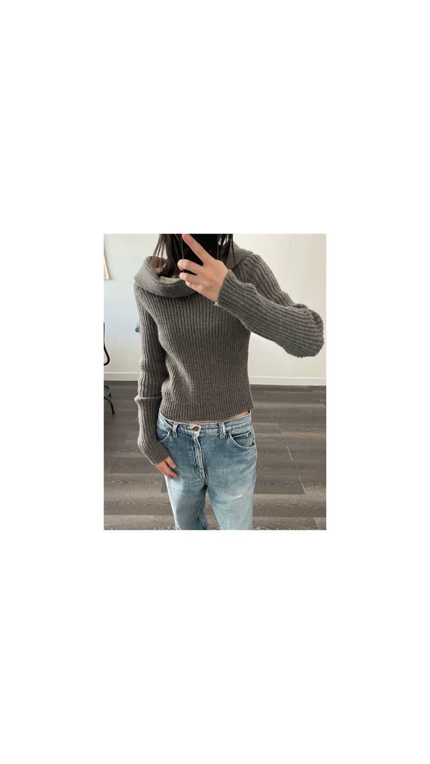 vtg gray knit 상품이미지2