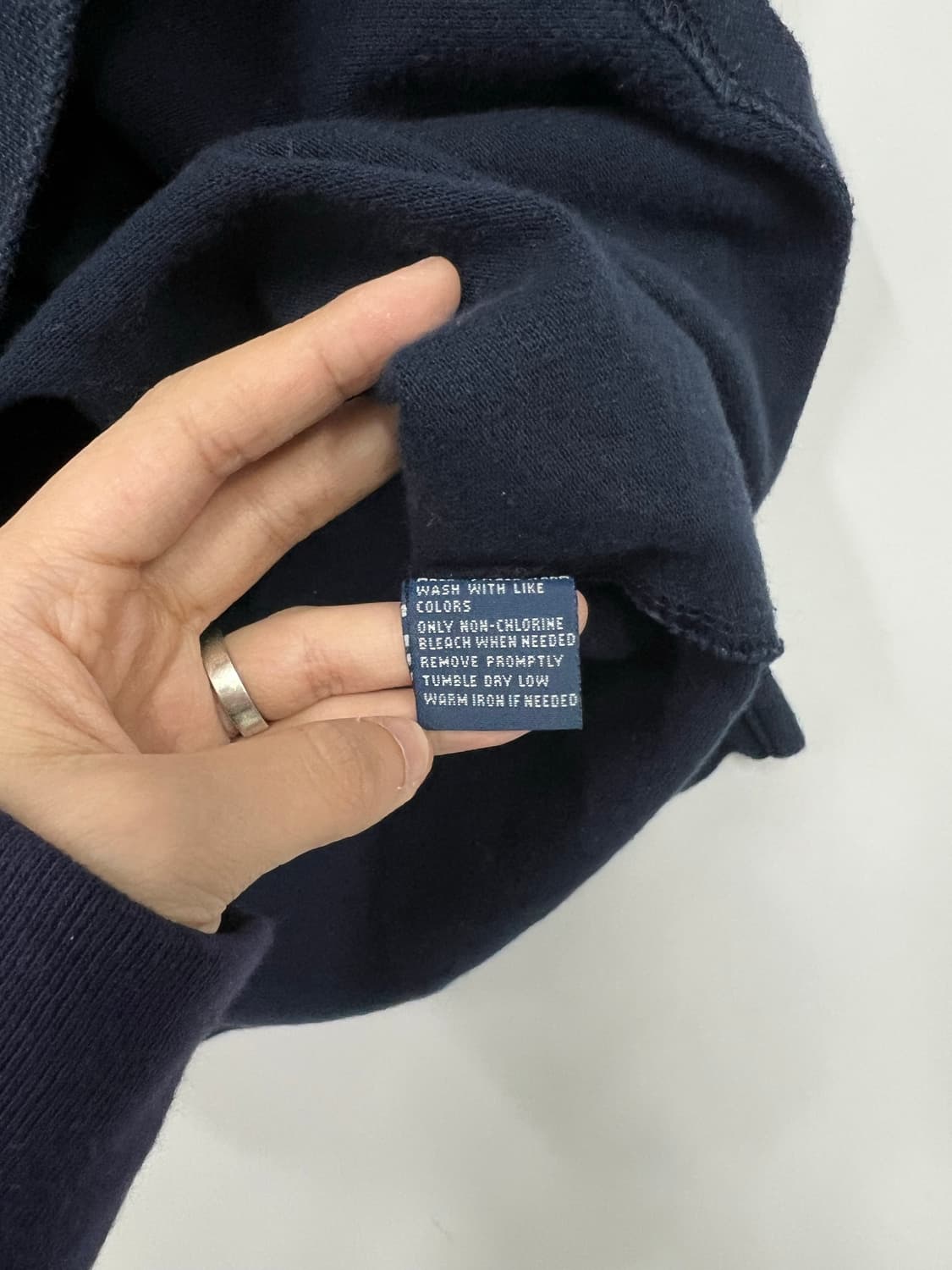 폴로 네이비 니트 상품이미지3