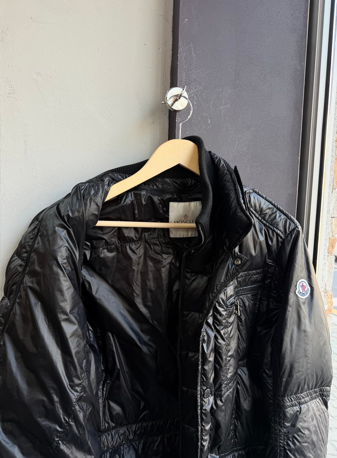 2/ 몽클레어 구스다운 바이커 레이어 패딩자켓 상품이미지8