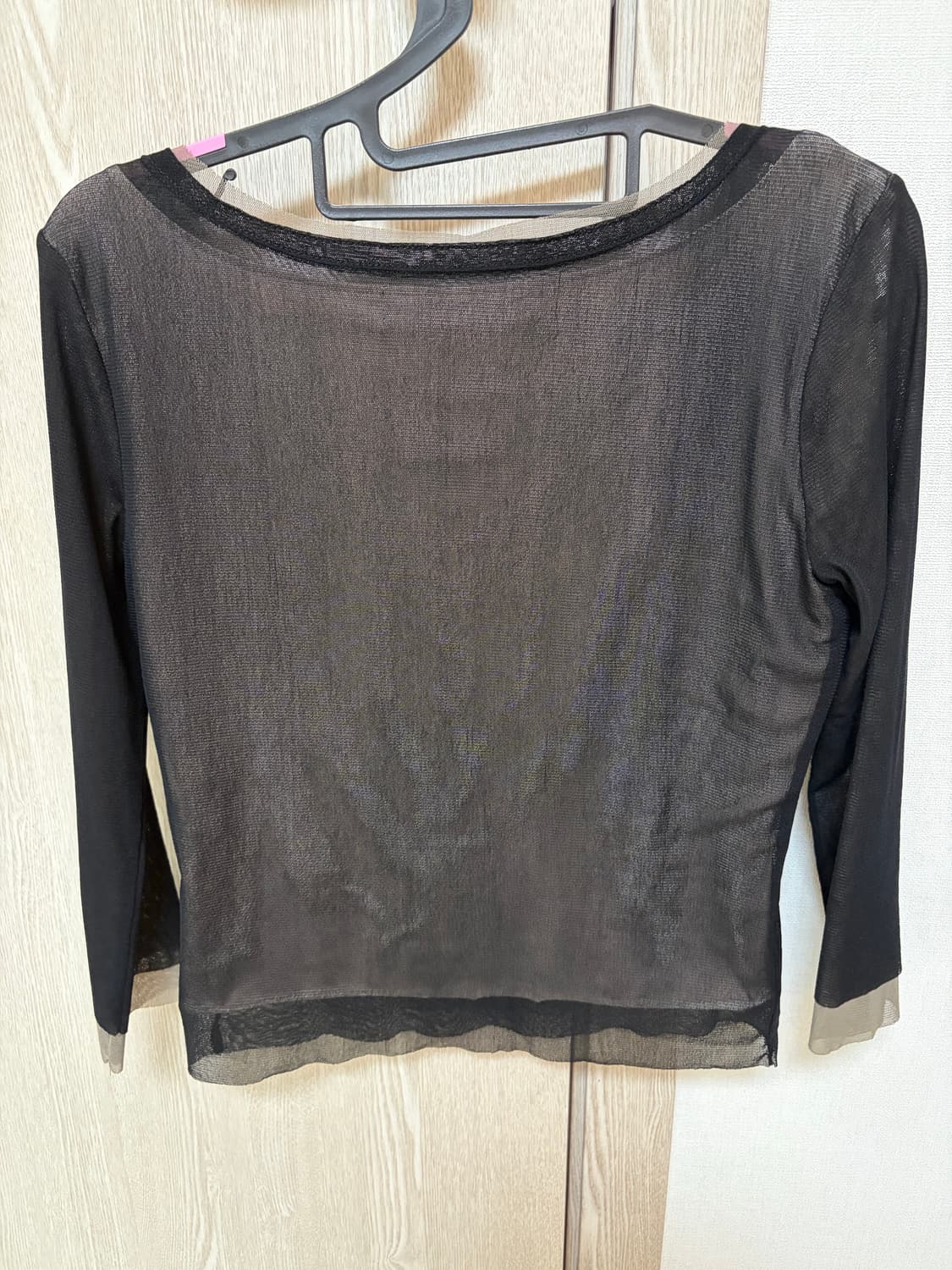 미스치프 보트넥 매쉬탑 M 상품이미지3