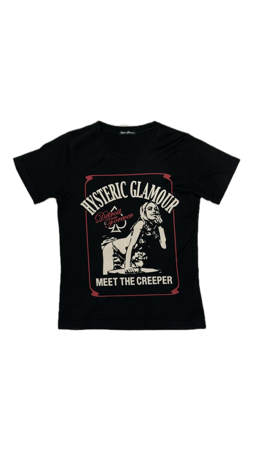 히스테릭 글래머 아카이브 포커 히스걸 반팔 티셔츠 상품이미지1