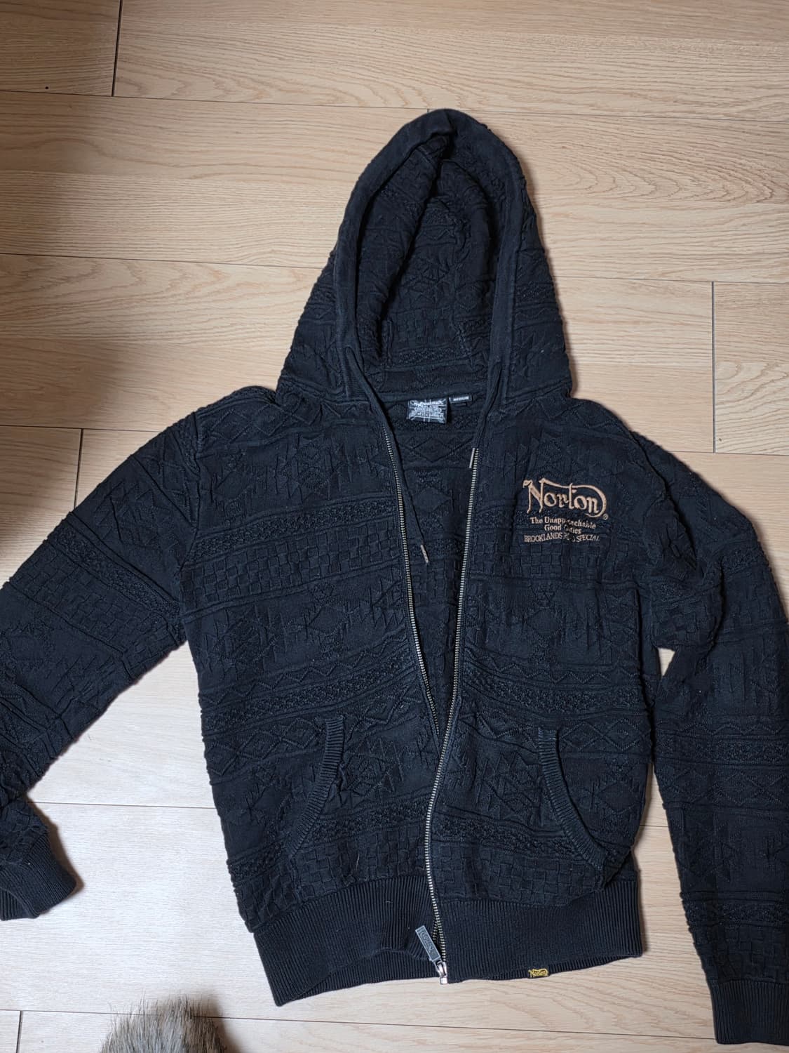 Norton 니트 후드집업 상품이미지1