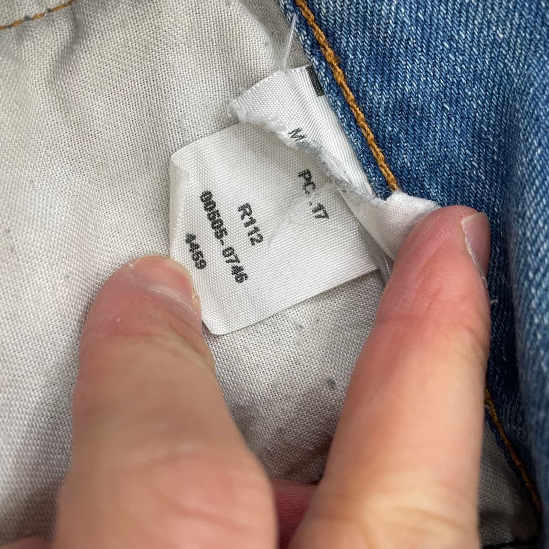 리바이스 505 워싱 데님팬츠 상품이미지5