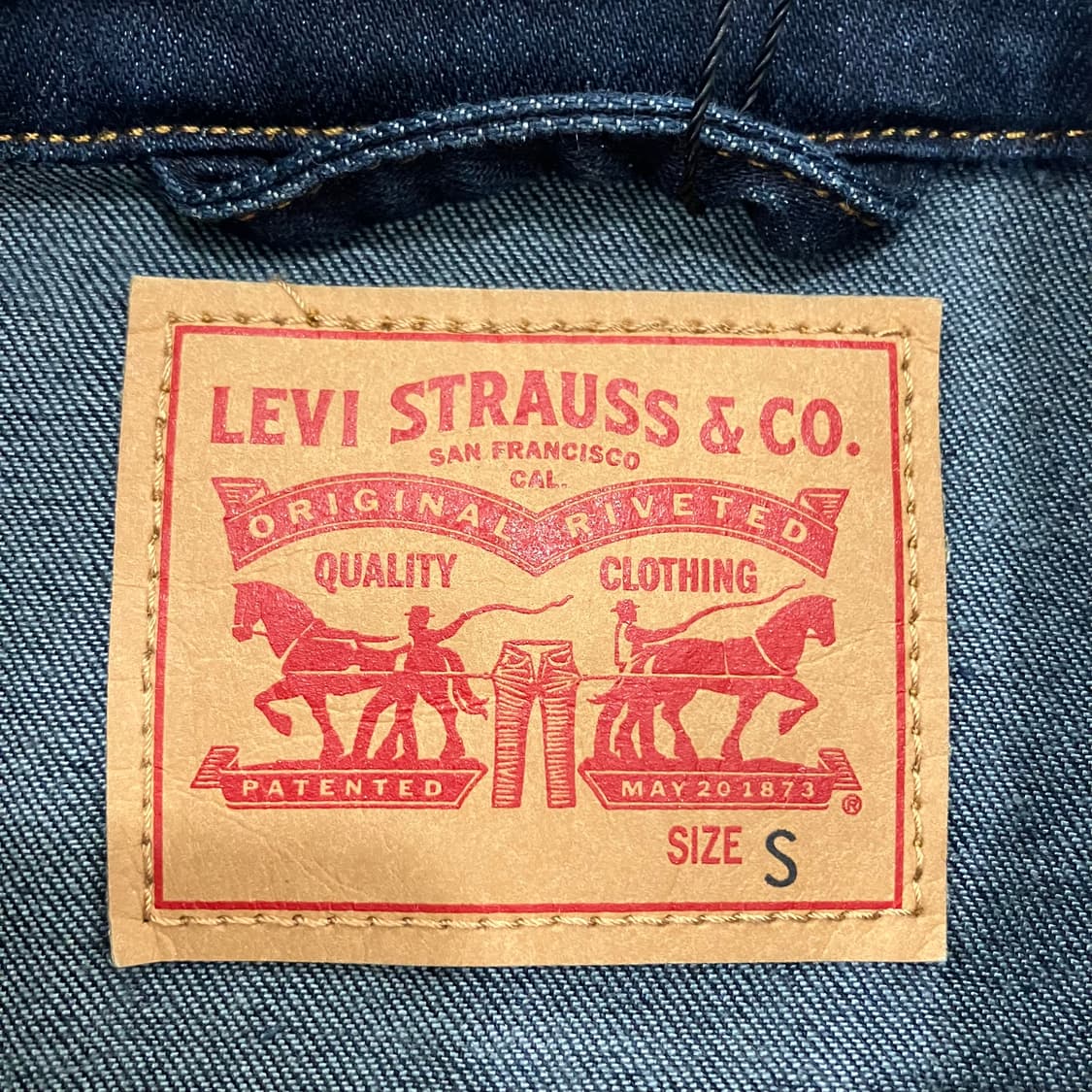 1 리바이스 데님 청자켓 상품이미지3