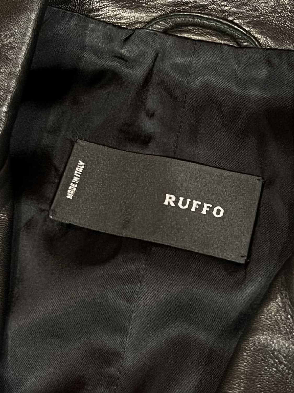 루포 카우하이드 레더 자켓 상품이미지5