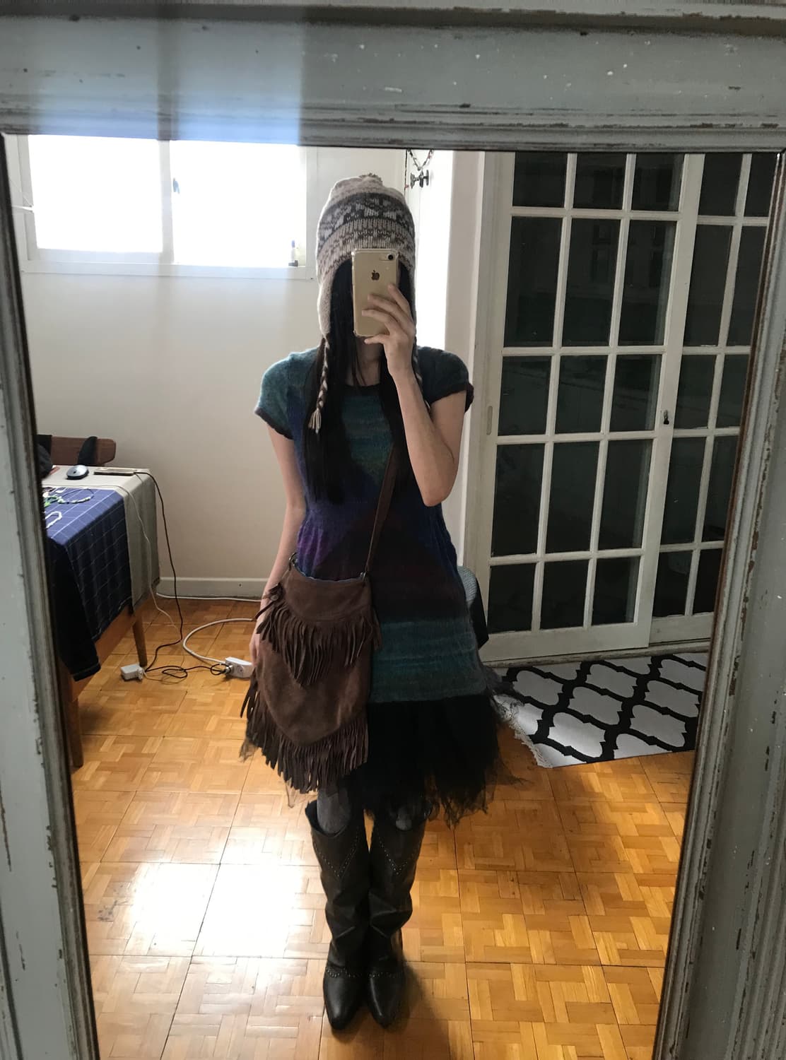 vintage fringe brown bag 상품이미지7