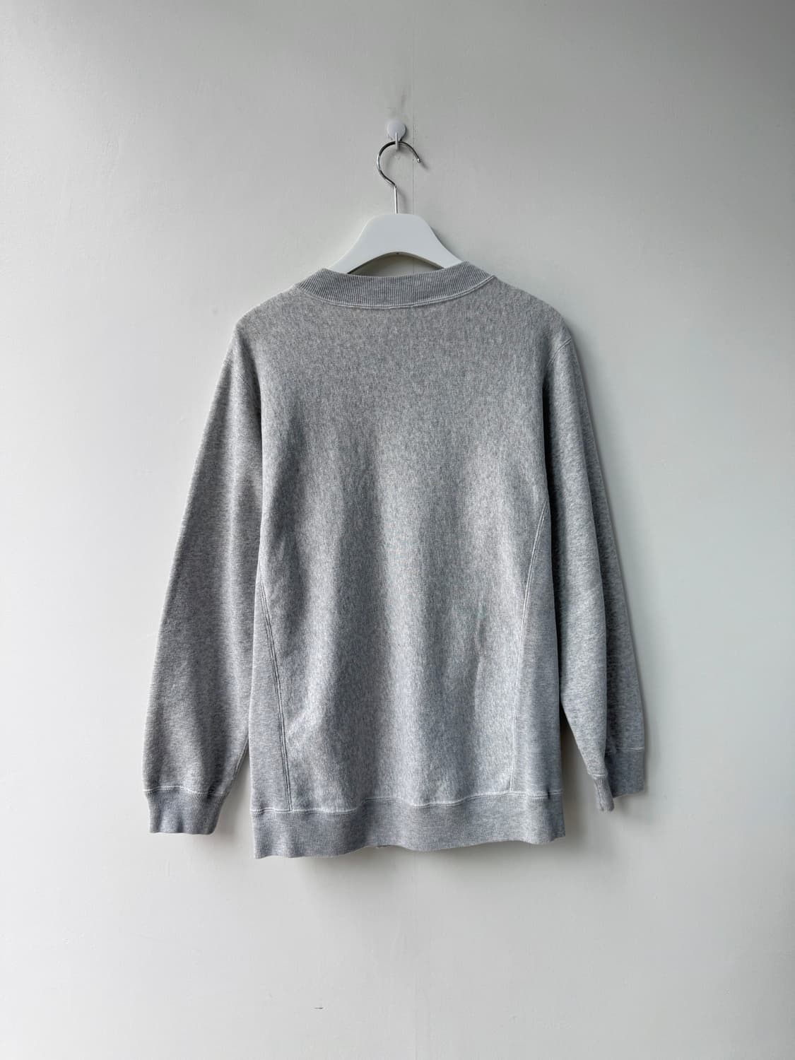 챔피온 그레이 코튼 바시티 자켓 베이스볼 자켓 상품이미지6