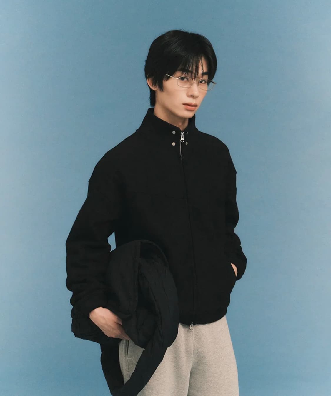 [새제품/XL] 게인스보로 V910시리즈 스웻 셋업 - 블랙 상품이미지3