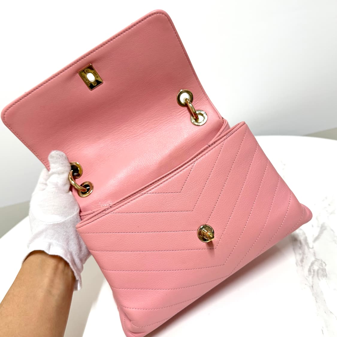 샤넬 쉐브론 탑핸들 크로스백 상품이미지7