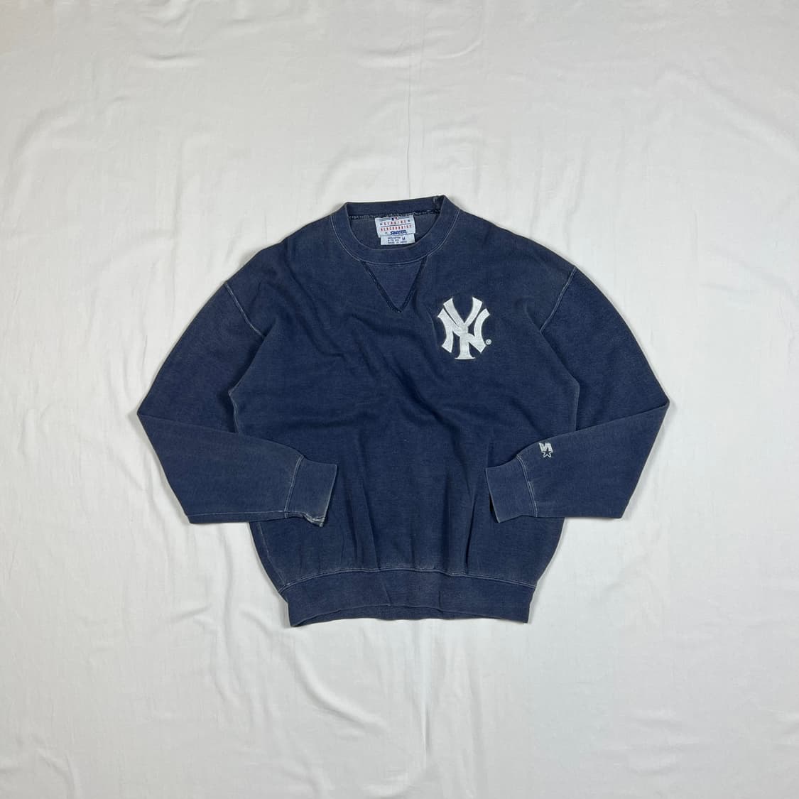 90‘s 스타터 starter mlb ny양키즈 로고 맨투맨 상품이미지1