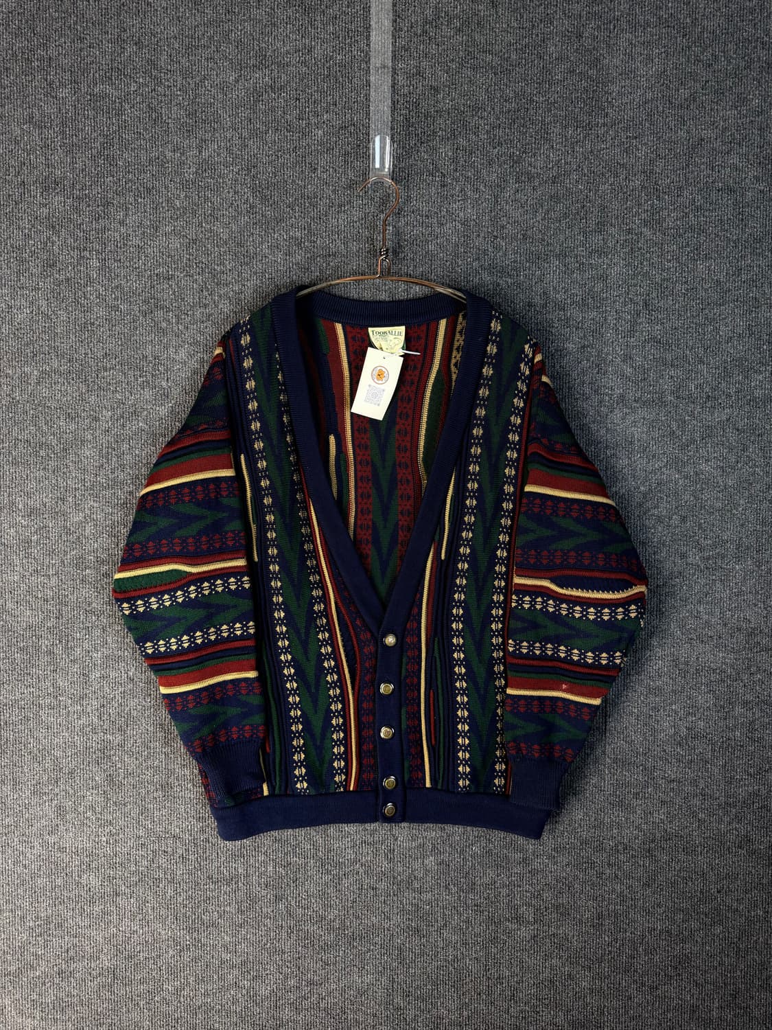 오스트레일리아 3D 케이블니트 가디건 상품이미지1